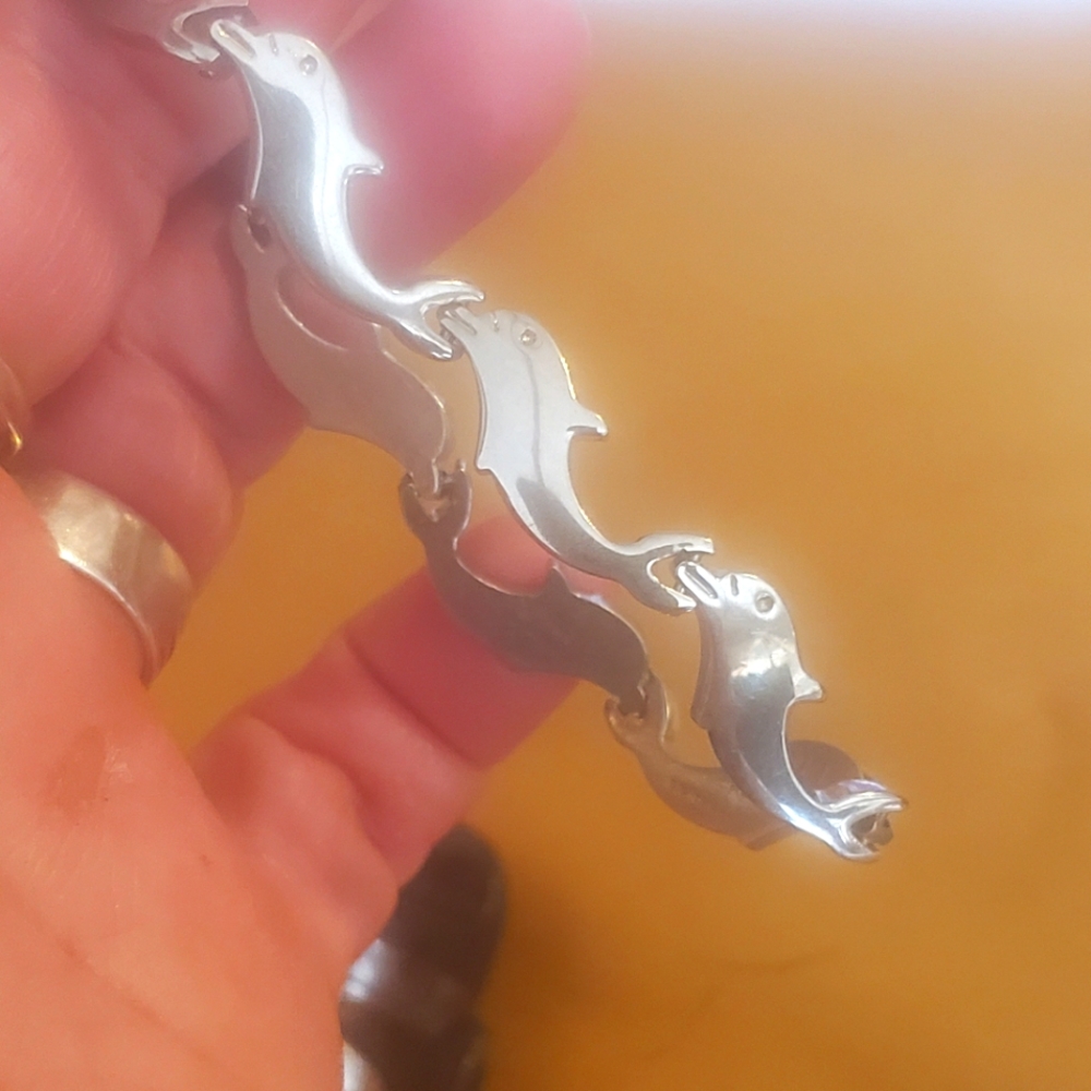 Solid Sterling Silver Bracelet - image 3